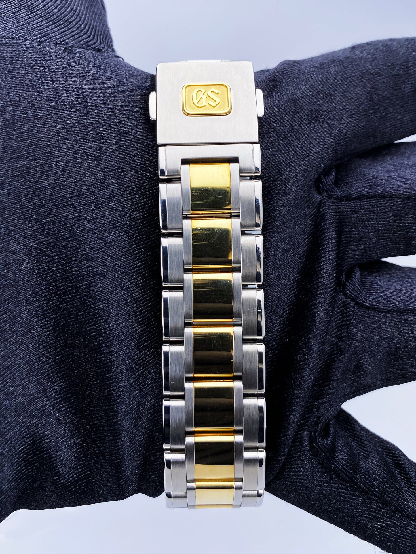 Grand Seiko Heritage SBGH252 White Dial Two Tone Mens Watch
