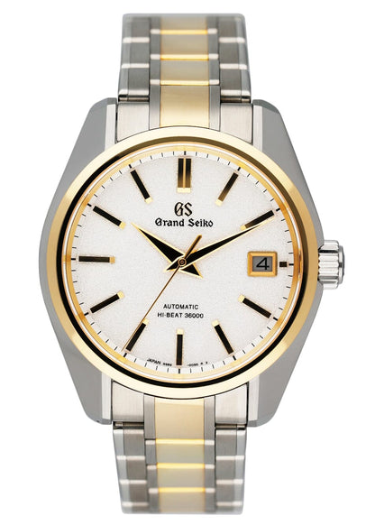 Grand Seiko Heritage SBGH252 White Dial Two Tone Mens Watch