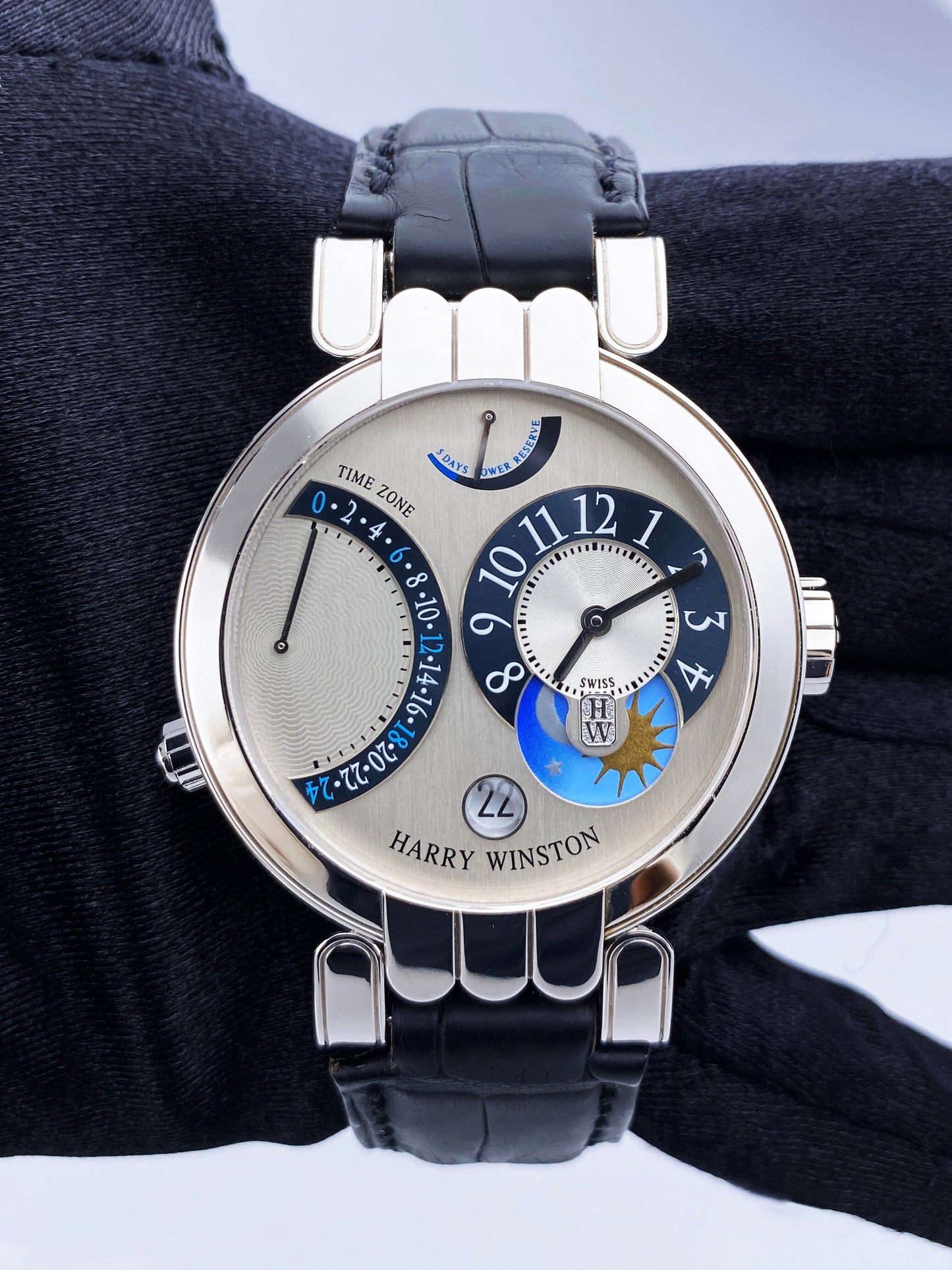 Harry Winston Premier Excenter 200-MMTZ39W Mens Watch - Virtual