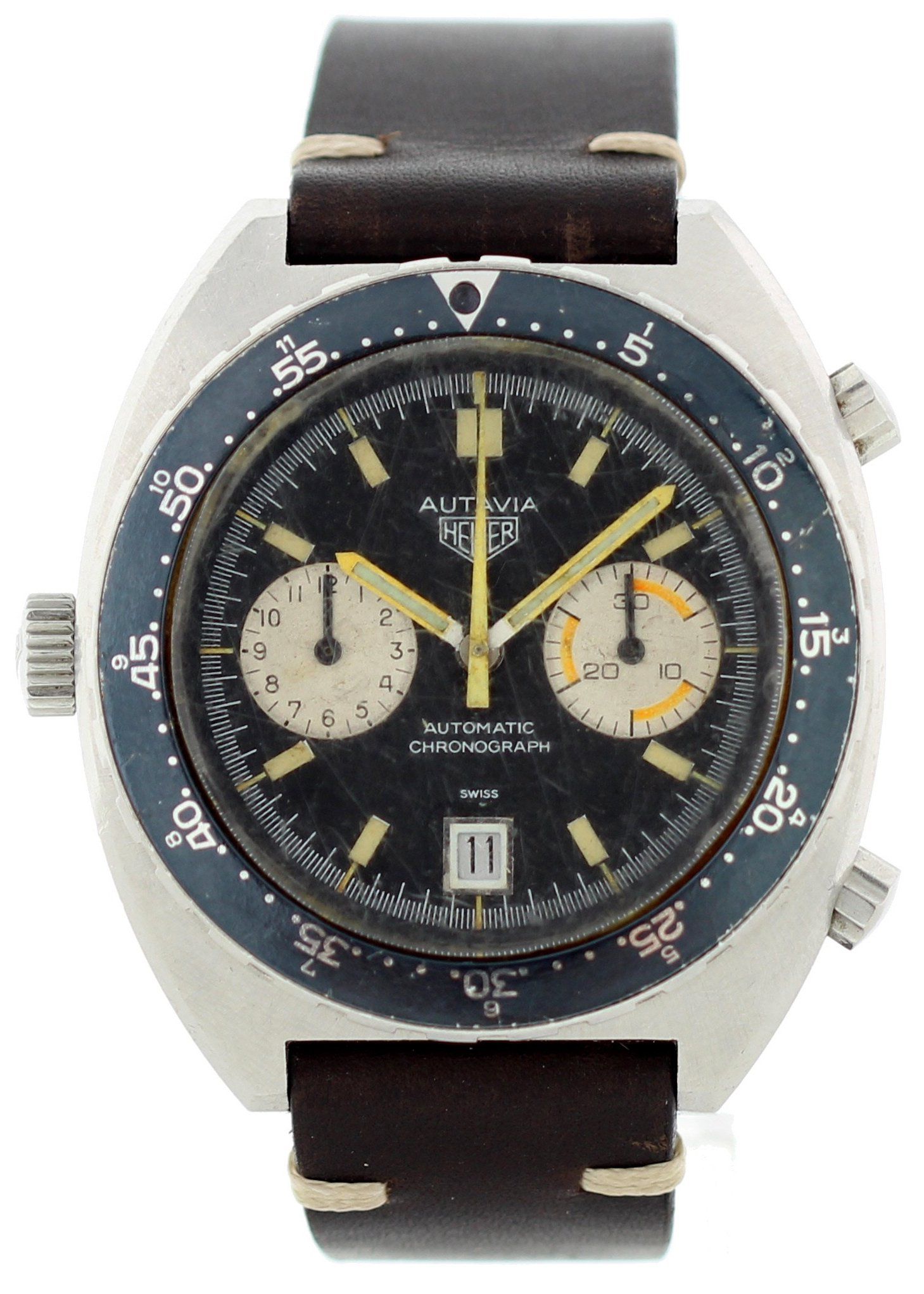 Heuer Autavia 11630 Diver Vintage Watch