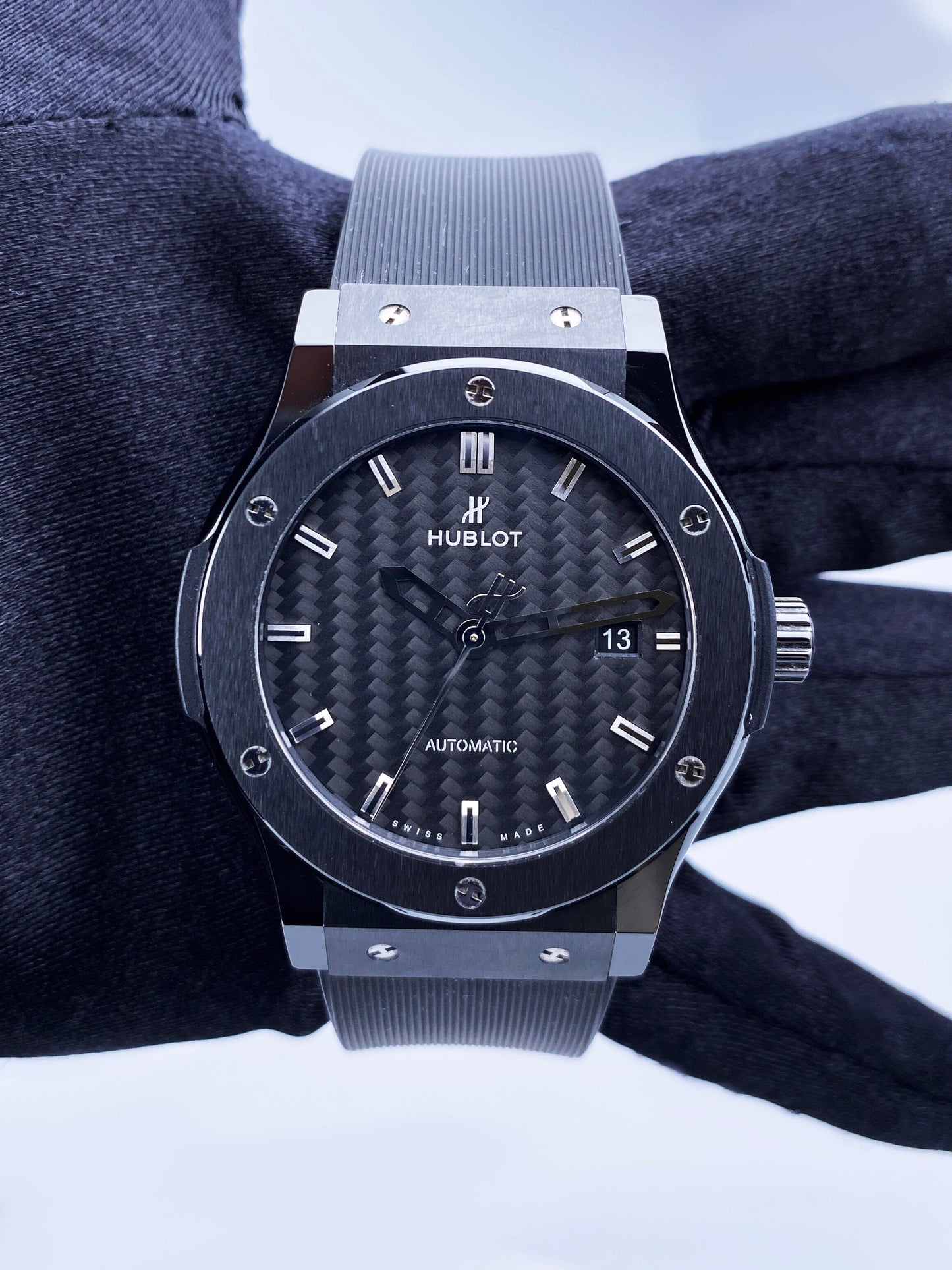 Hublot Classic Fusion 542.CM.1770.RX Black Ceramic Mens Watch