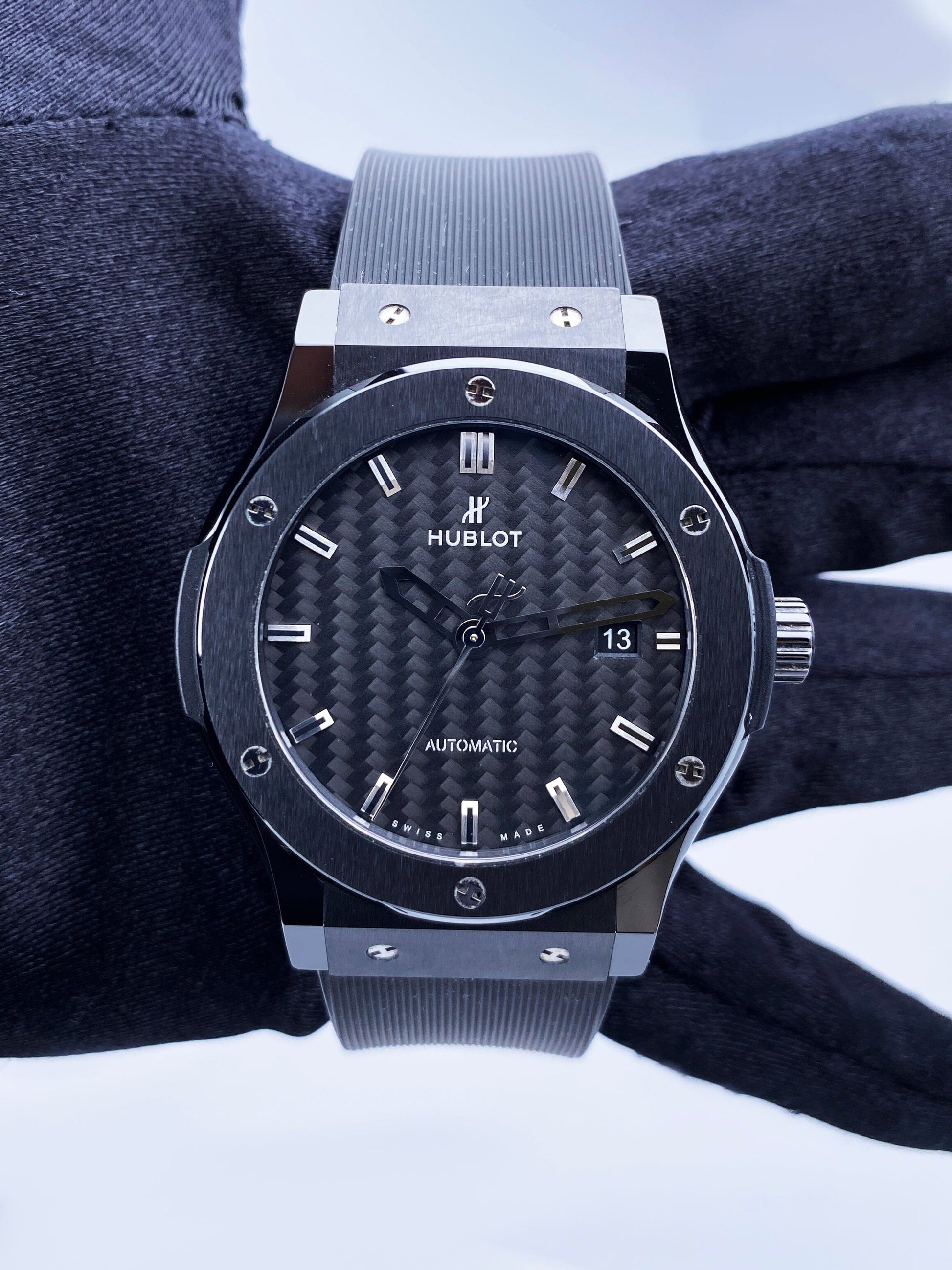 Hublot Classic Fusion 542.CM.1770.RX Black Ceramic Mens Watch