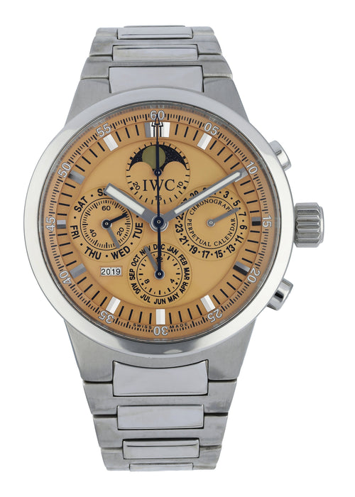 IWC GST Perpetual Calendar IW375611 Salmon Dial Men's Watch