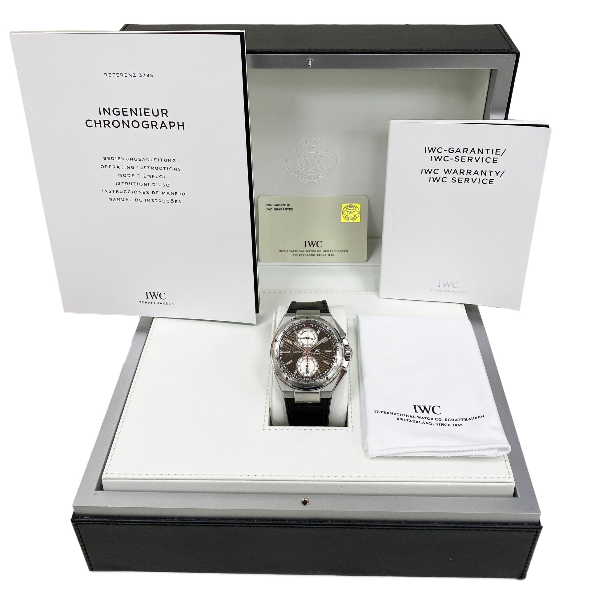 IWC Ingenieur Chronograph Silberpfeil IW378511 Mens Watch Full Set