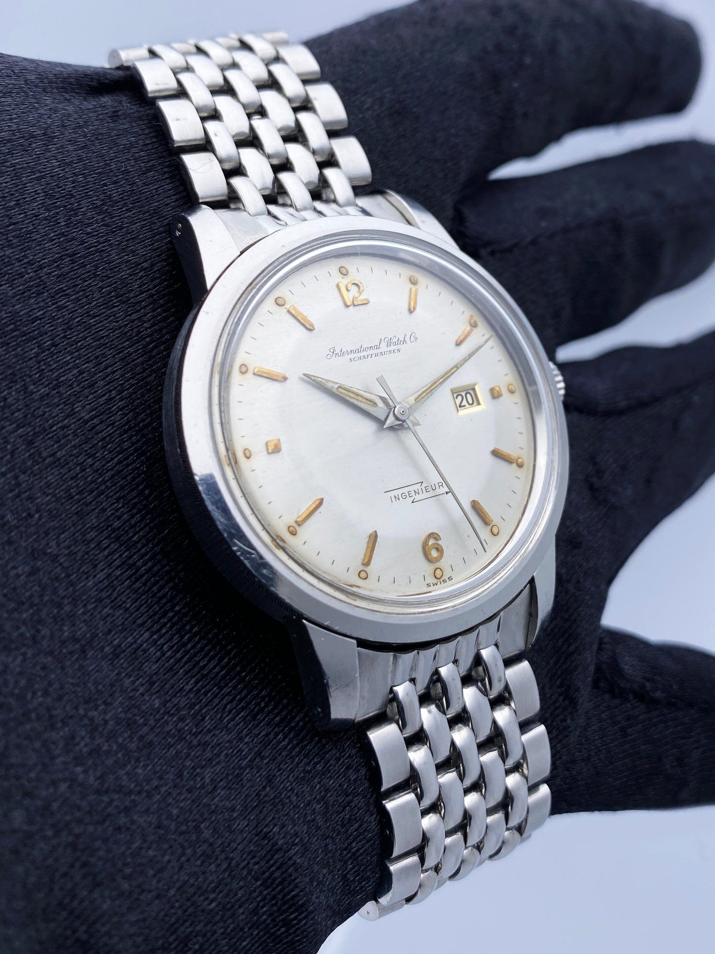 IWC Ingenieur Stainless Steel Vintage Mens Watch