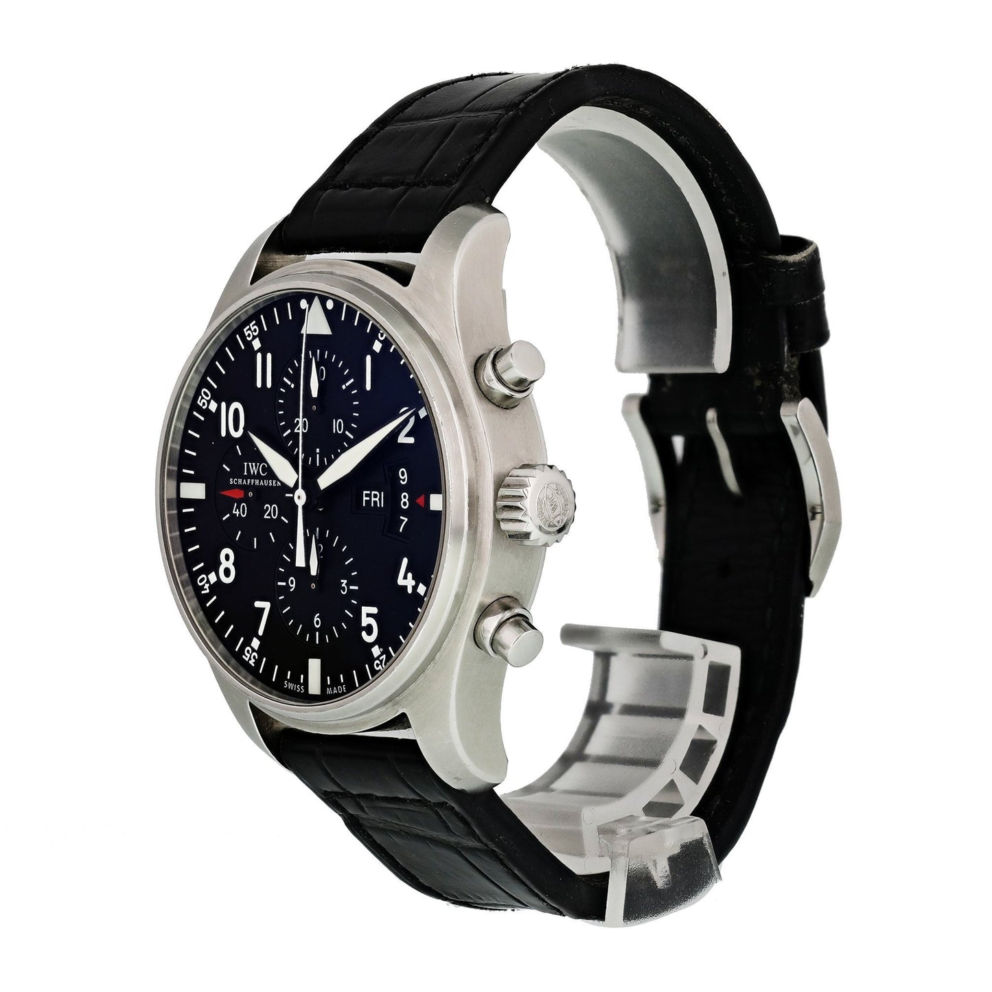 IWC Pilot Chronograph IW377701 Men Watch Original Box & Papers