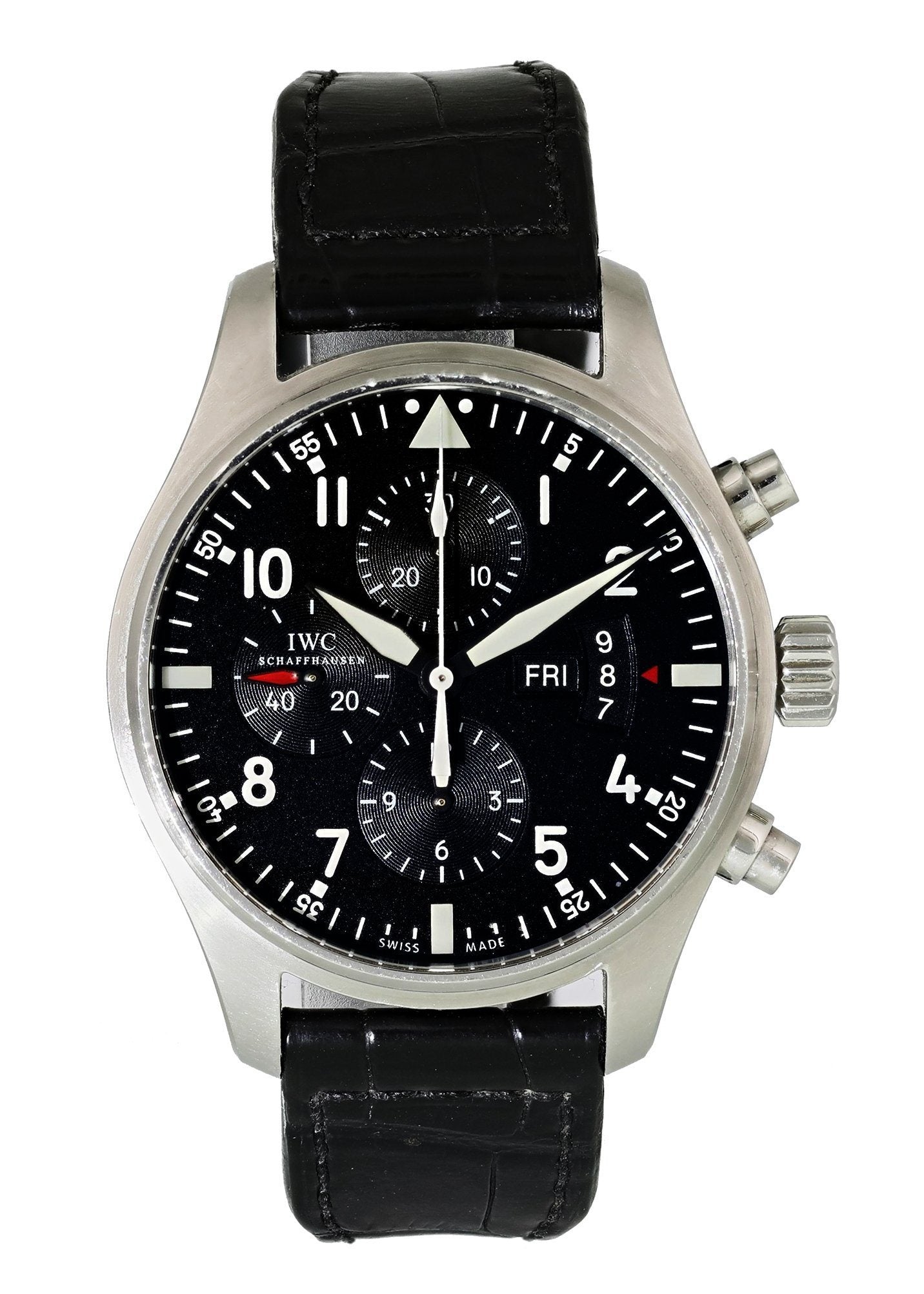 IWC Pilot Chronograph IW377701 Men Watch Original Box & Papers