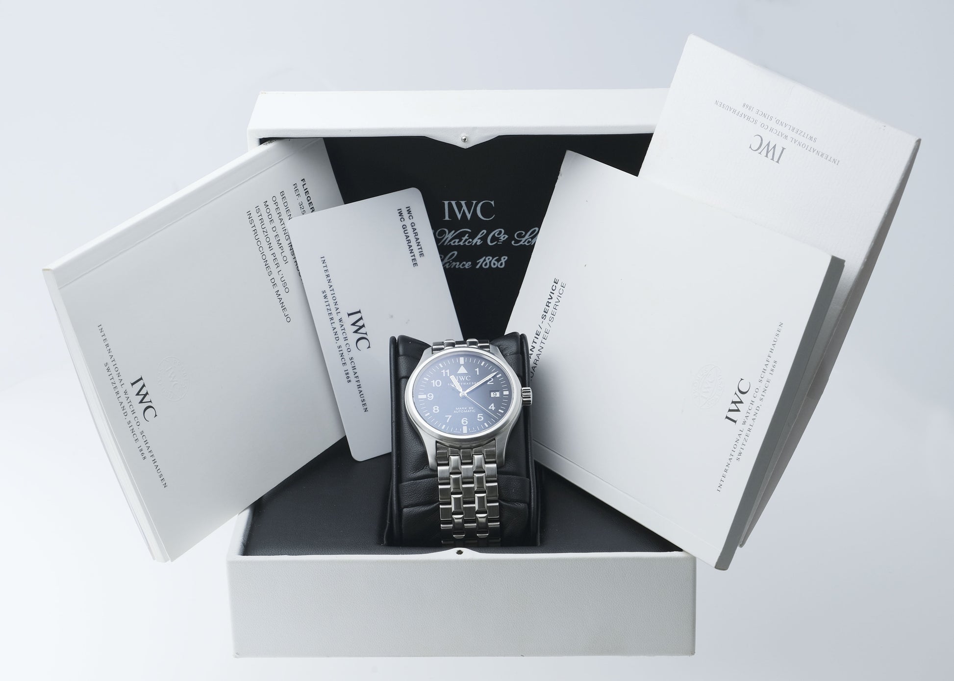 IWC Pilot Mark XV IW325307 Automatic Men's Watch Full Set