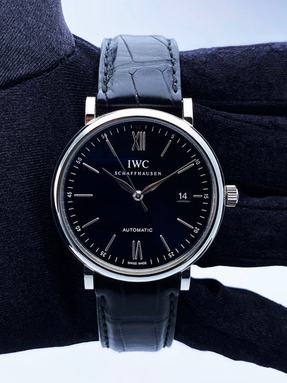 IWC Portofino IW356502 Stainless Steel Mens Watch Box - Wristwatch