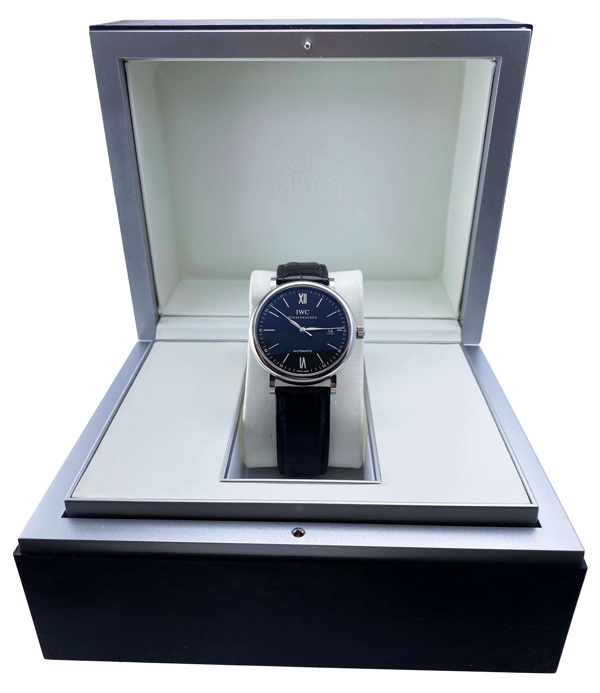 IWC Portofino IW356502 Stainless Steel Mens Watch Box - Wristwatch