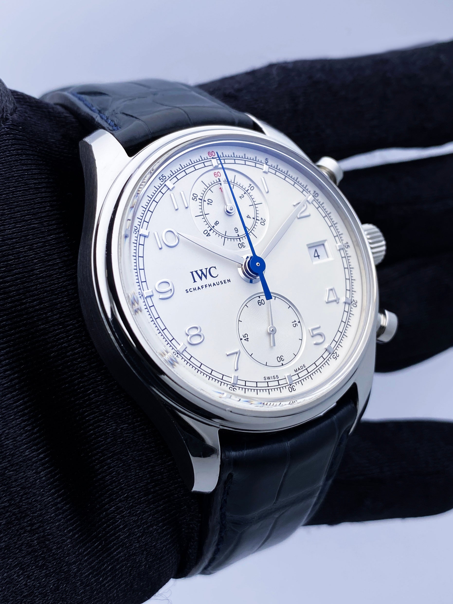 IWC Portugieser Chronograph Classic IW390403 Mens Watch Box – Phigora