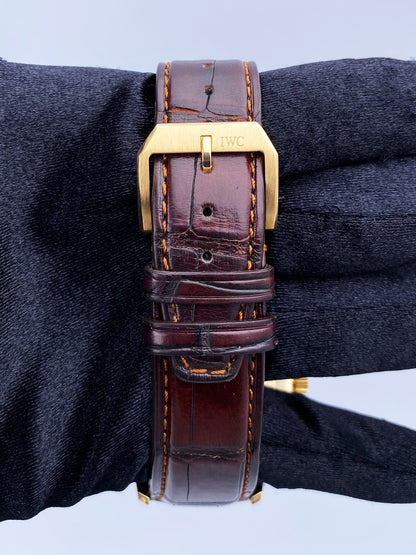 IWC Portugieser IW371611 18K Yellow Gold Mens Watch Box Papers