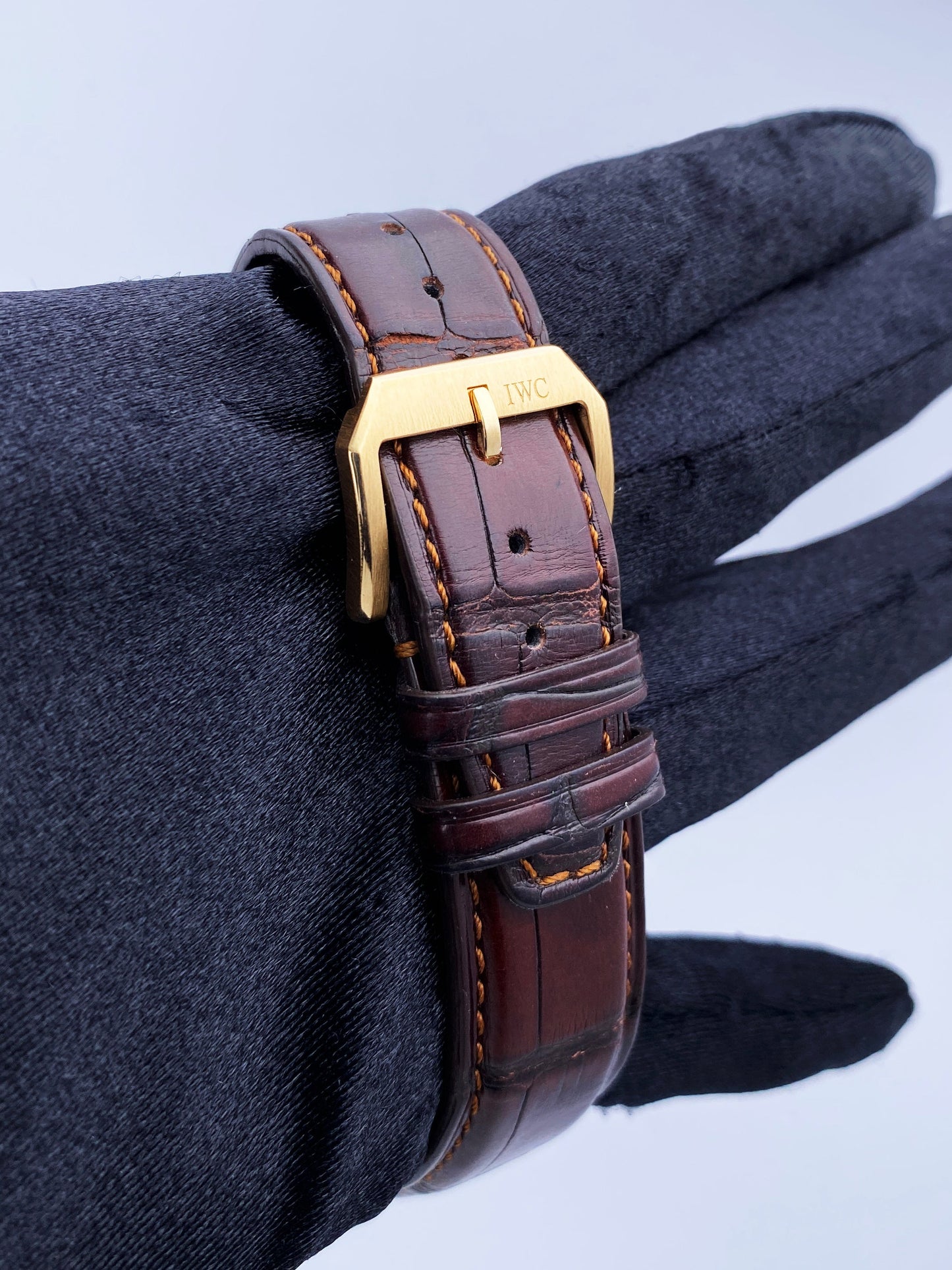 IWC Portugieser IW371611 18K Yellow Gold Mens Watch Box Papers