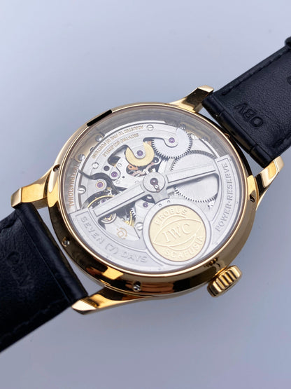 IWC Portuguese IW502119 Perpetual Calendar Black Dial Mens Watch