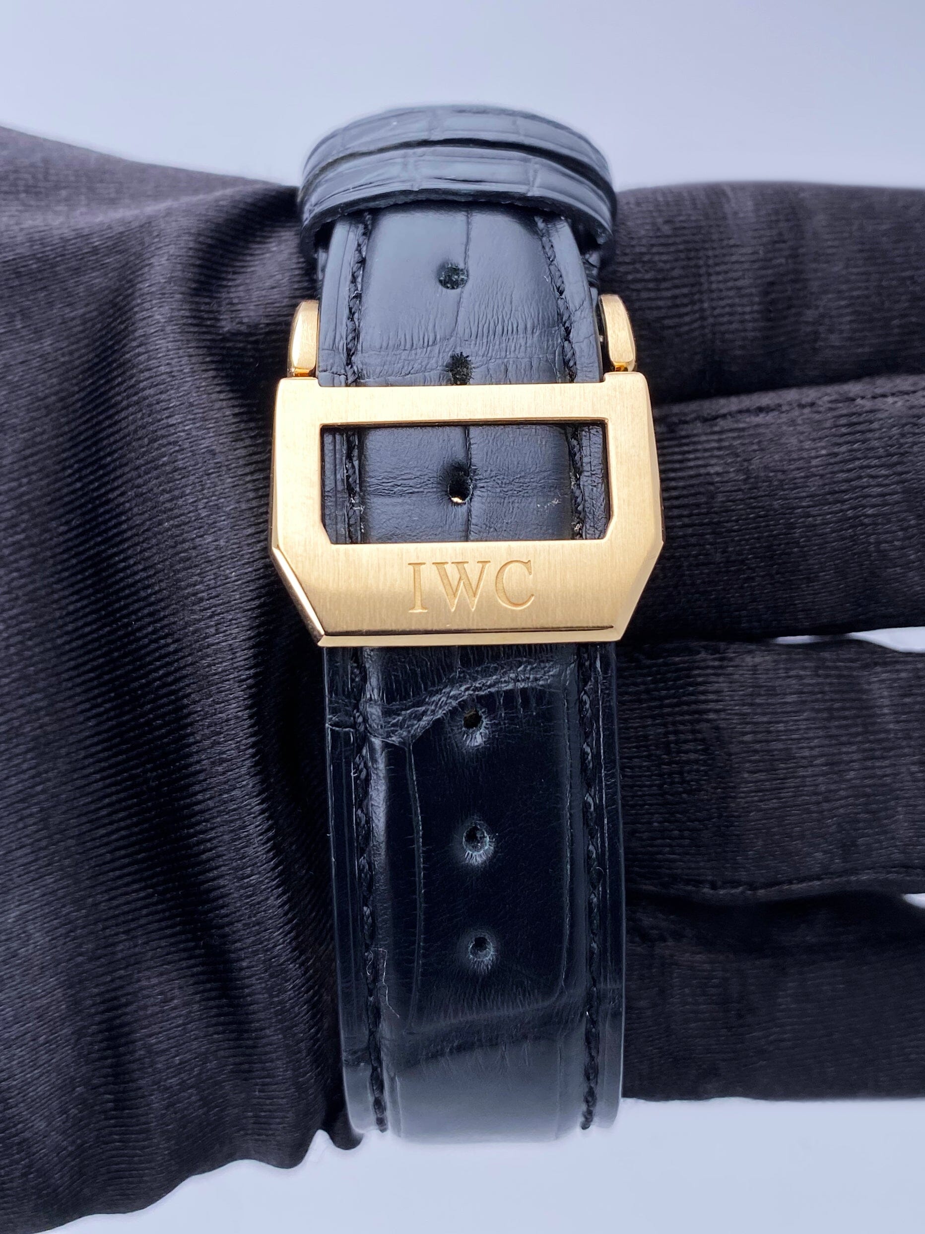 IWC Portuguese IW502119 Perpetual Calendar Black Dial Mens Watch