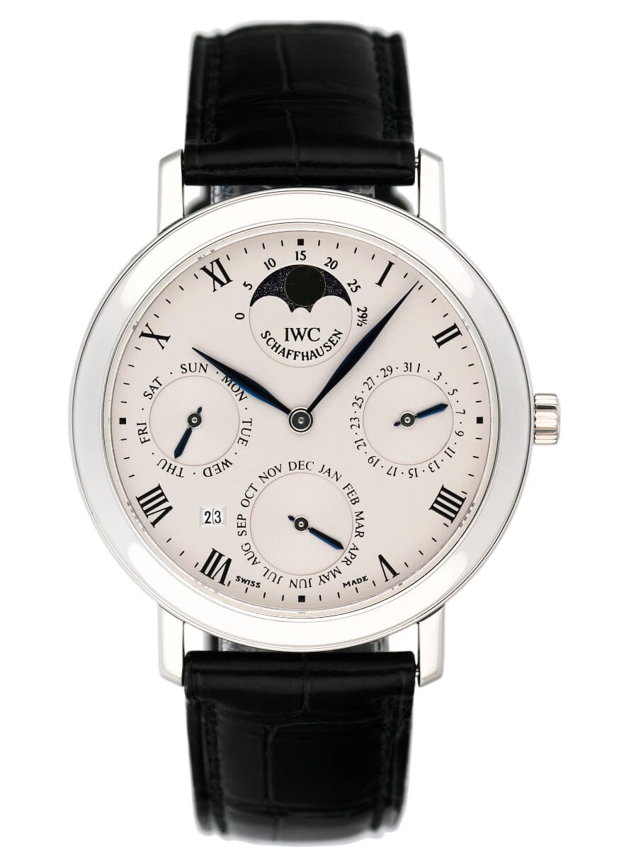 IWC Romana Perpetual Calendar 2050 Platinum Mens Watch - Watches