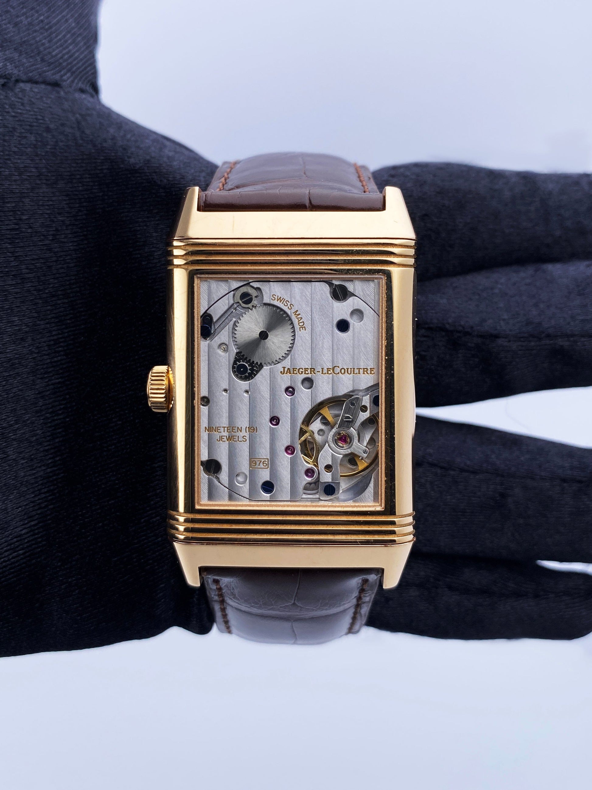 Jaeger-LeCoultre Grande Reverso 976 Q3732420 Mens Watch Box Papers