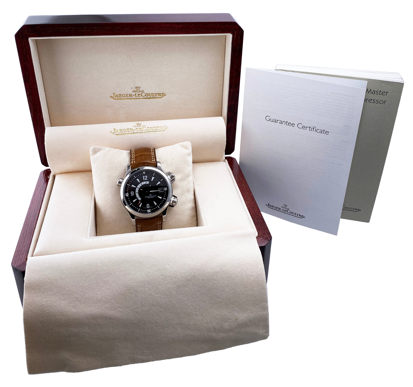 Jaeger-LeCoultre Master Compressor Memovox 146.8.97 Mens Watch Box Papers - Wristwatch