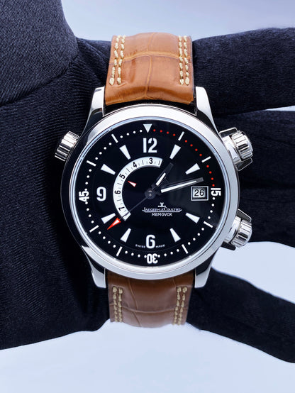 Jaeger-LeCoultre Master Compressor Memovox 146.8.97 Mens Watch Box Papers - Wristwatch