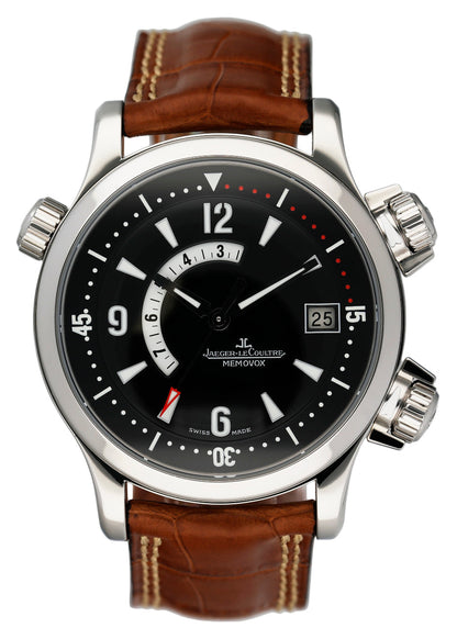 Jaeger-LeCoultre Master Compressor Memovox 146.8.97 Mens Watch Box Papers - Wristwatch