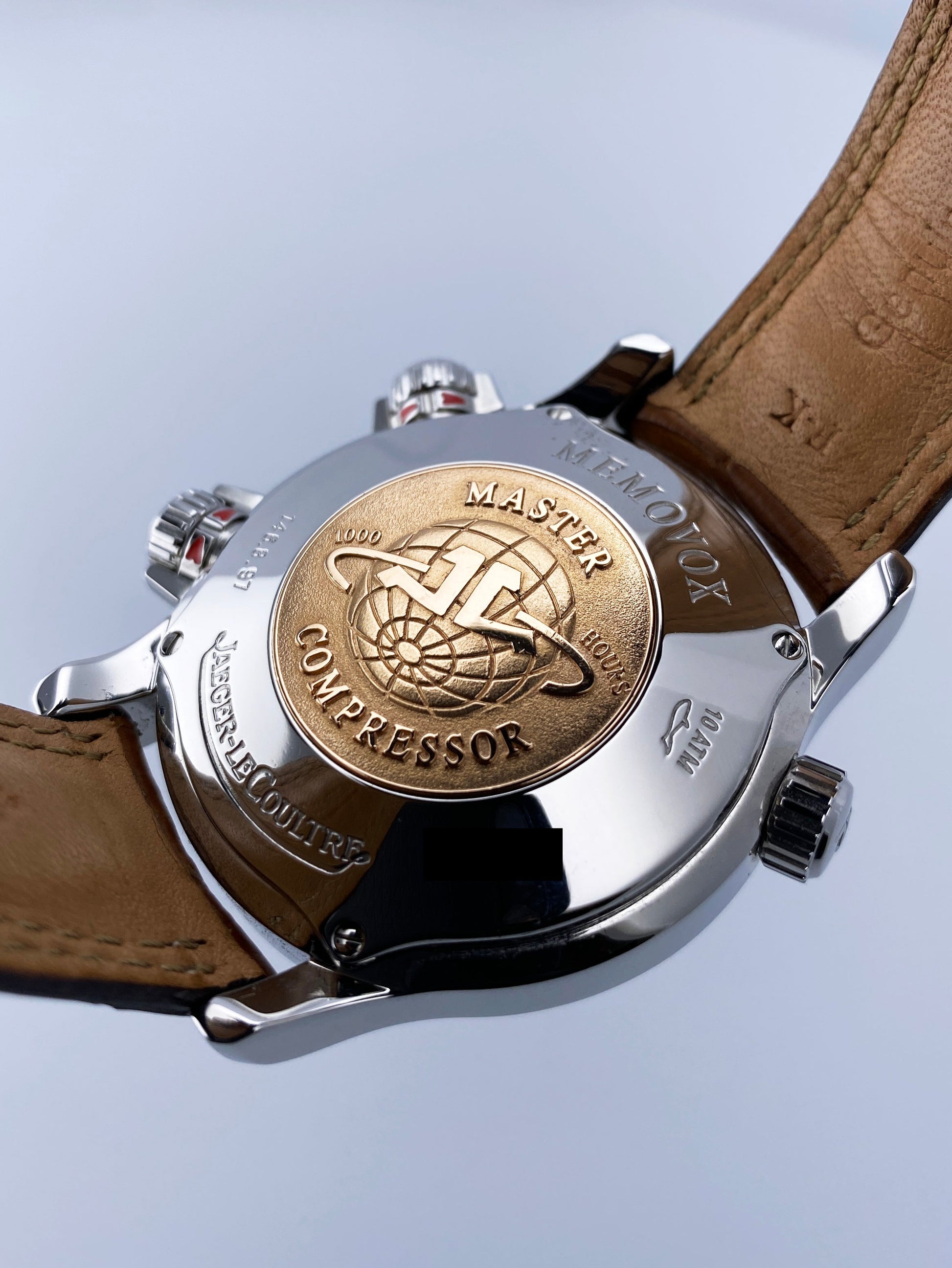 Jaeger-LeCoultre Master Compressor Memovox 146.8.97 Mens Watch Box Papers - Wristwatch