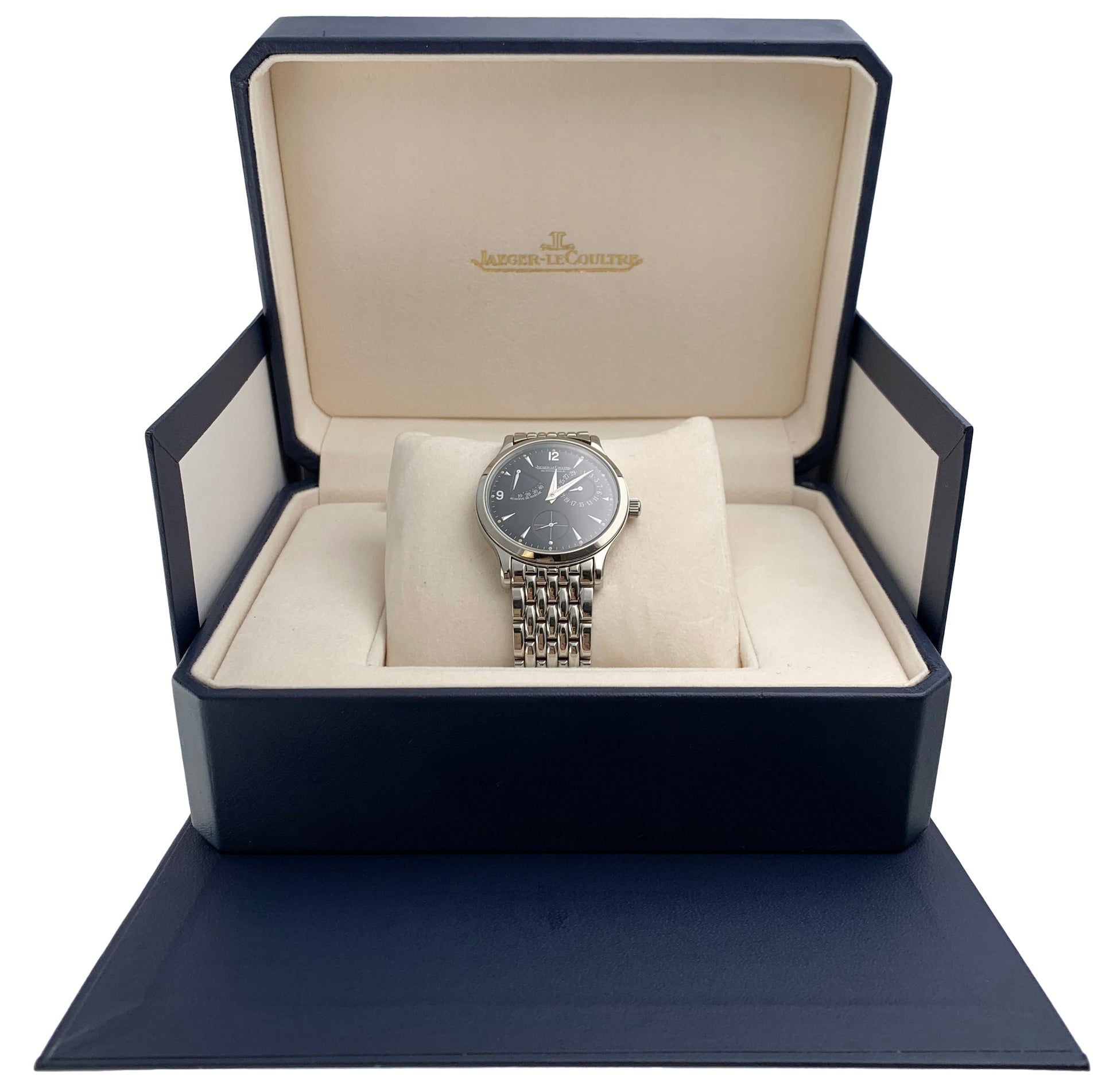 Jaeger LeCoultre Master Reserve De Marche Mens Watch Box&Papers