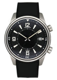 Jaeger Lecoultre Polaris Date Q9068670 Black Dial Mens Watch Box Papers - Watches