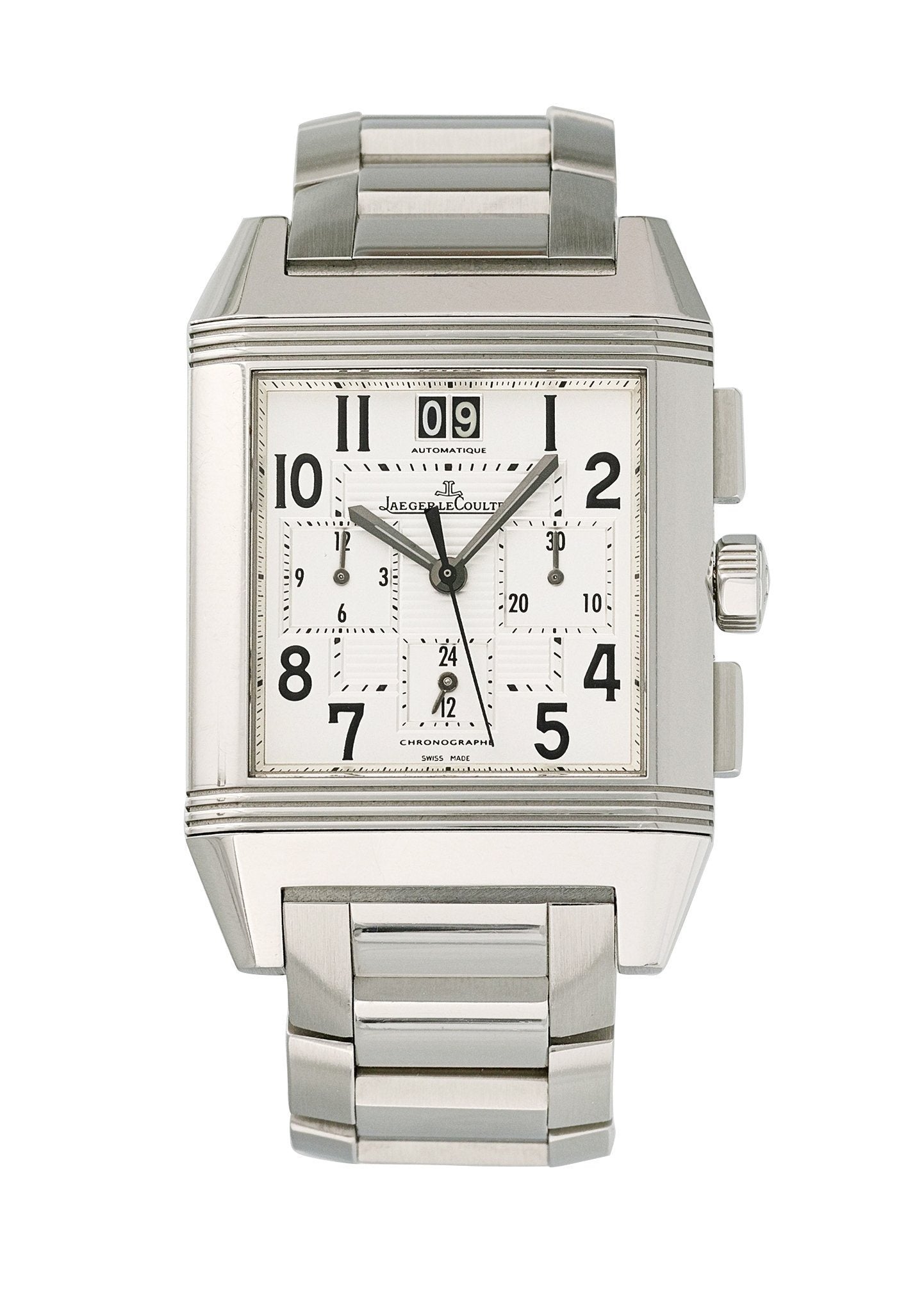 Jaeger LeCoultre Reverso Squadra 230.8.45 GMT Men Watch - Wristwatch