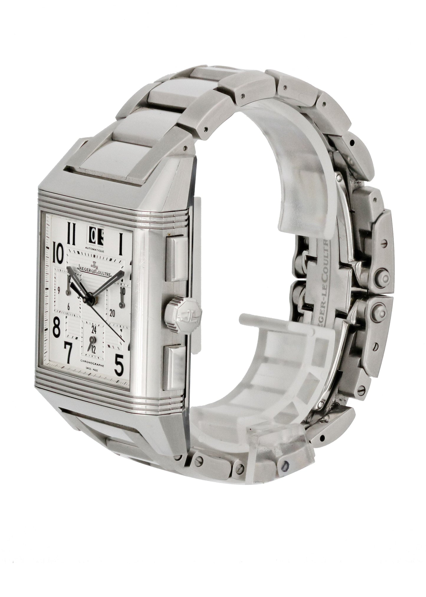 Jaeger LeCoultre Reverso Squadra 230.8.45 GMT Men Watch - Wristwatch