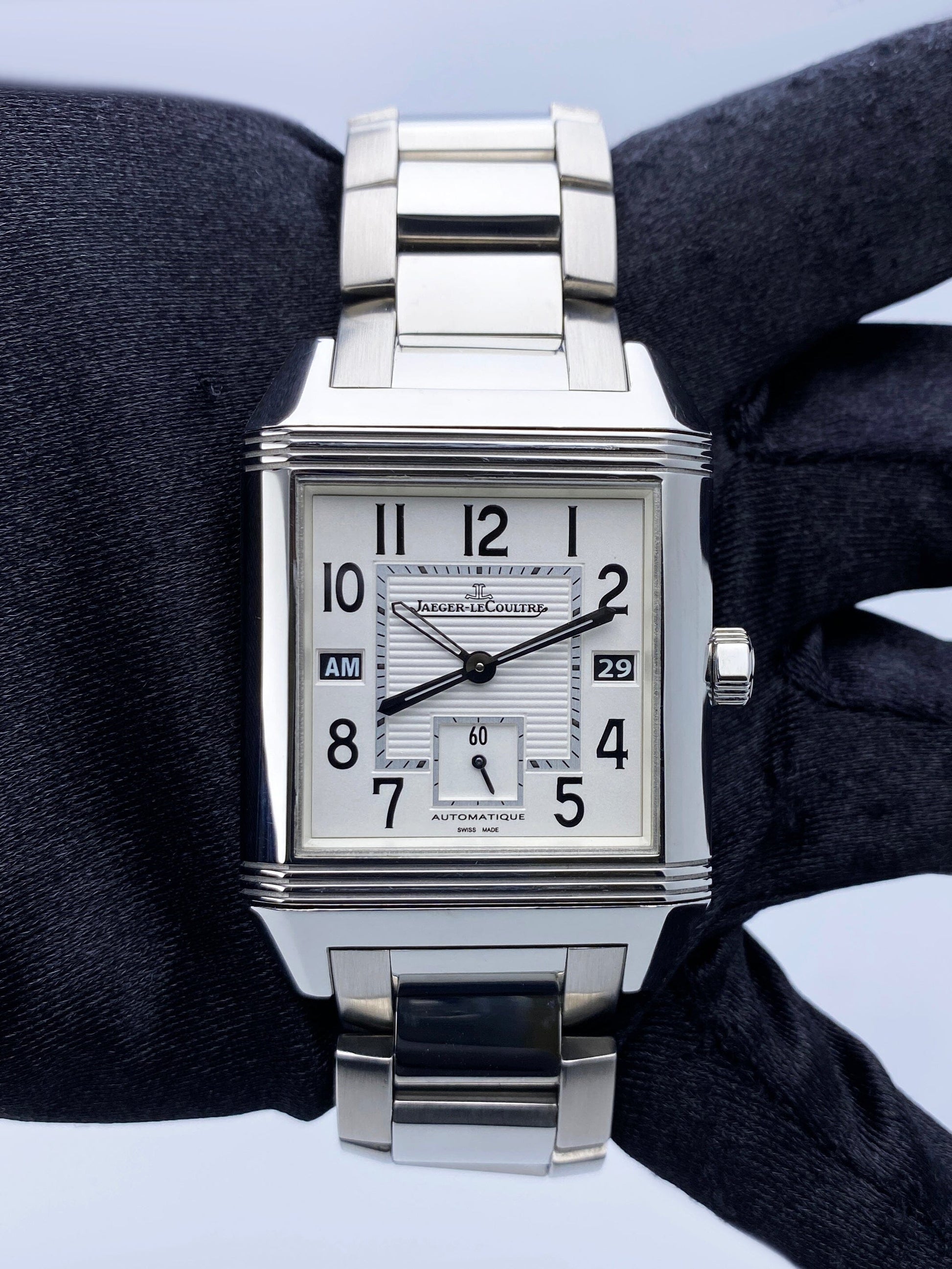 Jaeger-LeCoultre Reverso Squadra Hometime Q7008120 Steel Mens Watch