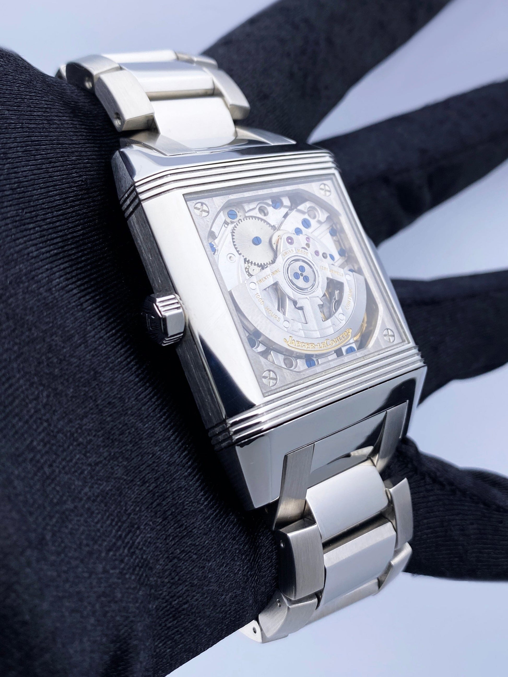 Jaeger-LeCoultre Reverso Squadra Hometime Q7008120 Steel Mens Watch