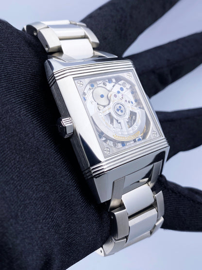 Jaeger-LeCoultre Reverso Squadra Hometime Q7008120 Steel Mens Watch