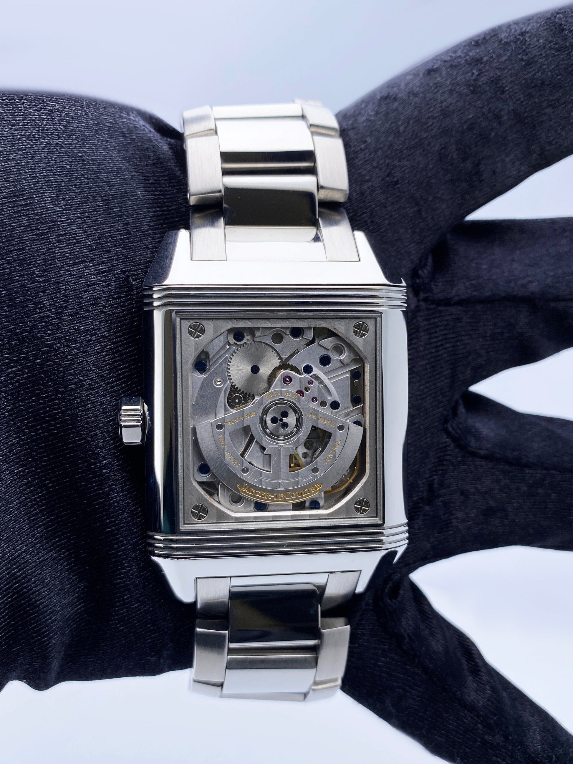 Jaeger-LeCoultre Reverso Squadra Hometime Q7008120 Steel Mens Watch