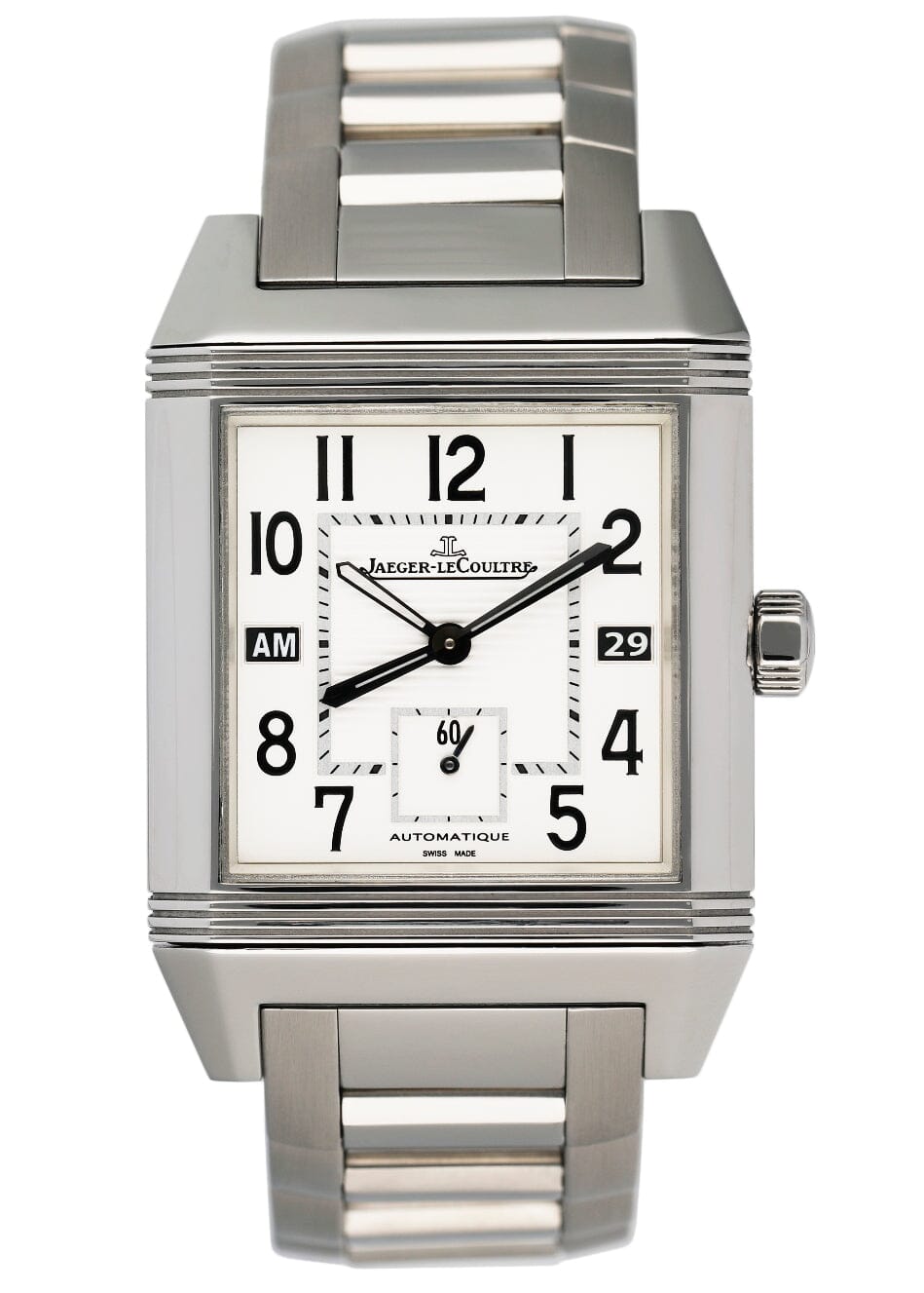 Jaeger-LeCoultre Reverso Squadra Hometime Q7008120 Steel Mens Watch