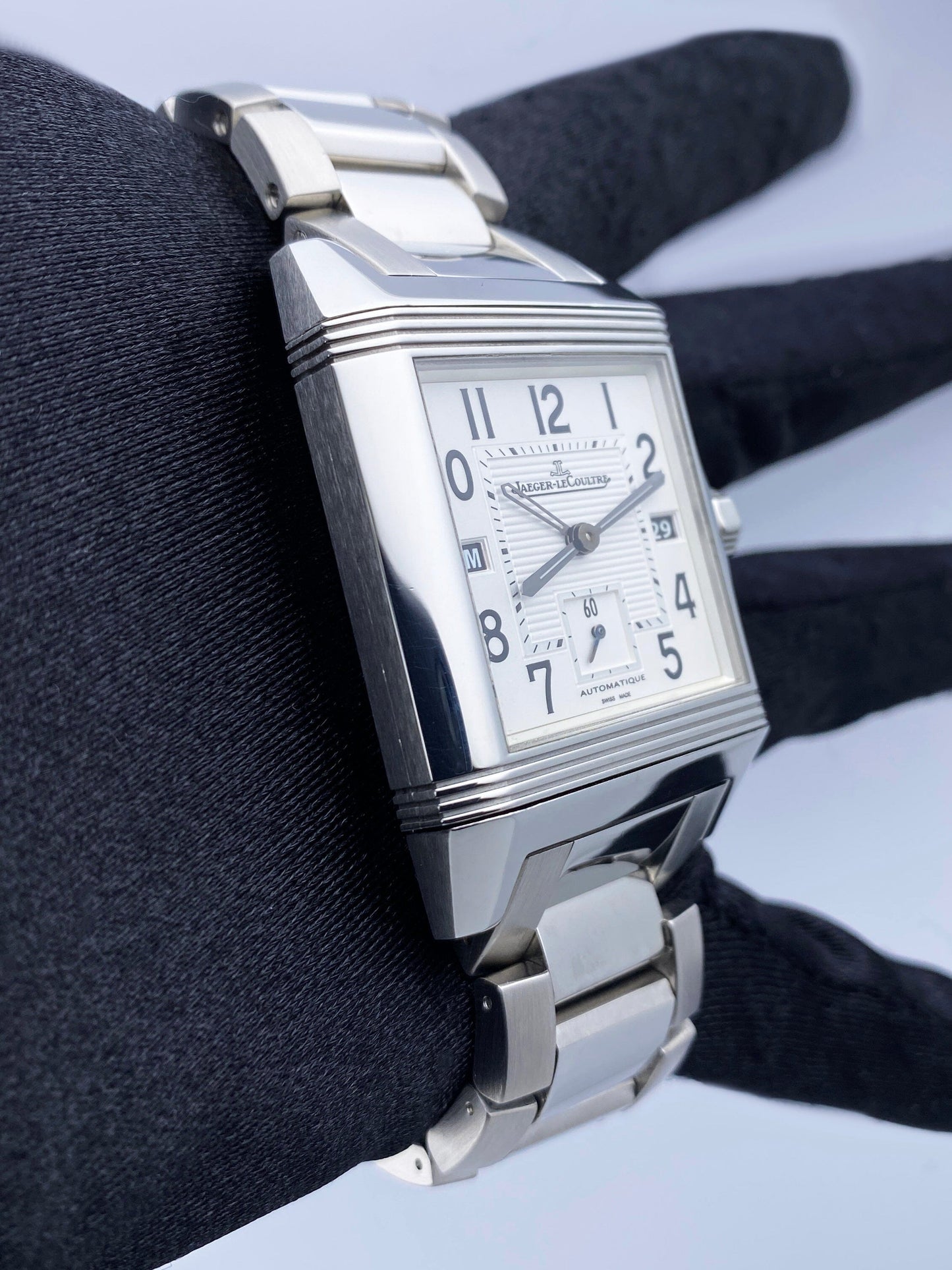 Jaeger-LeCoultre Reverso Squadra Hometime Q7008120 Steel Mens Watch