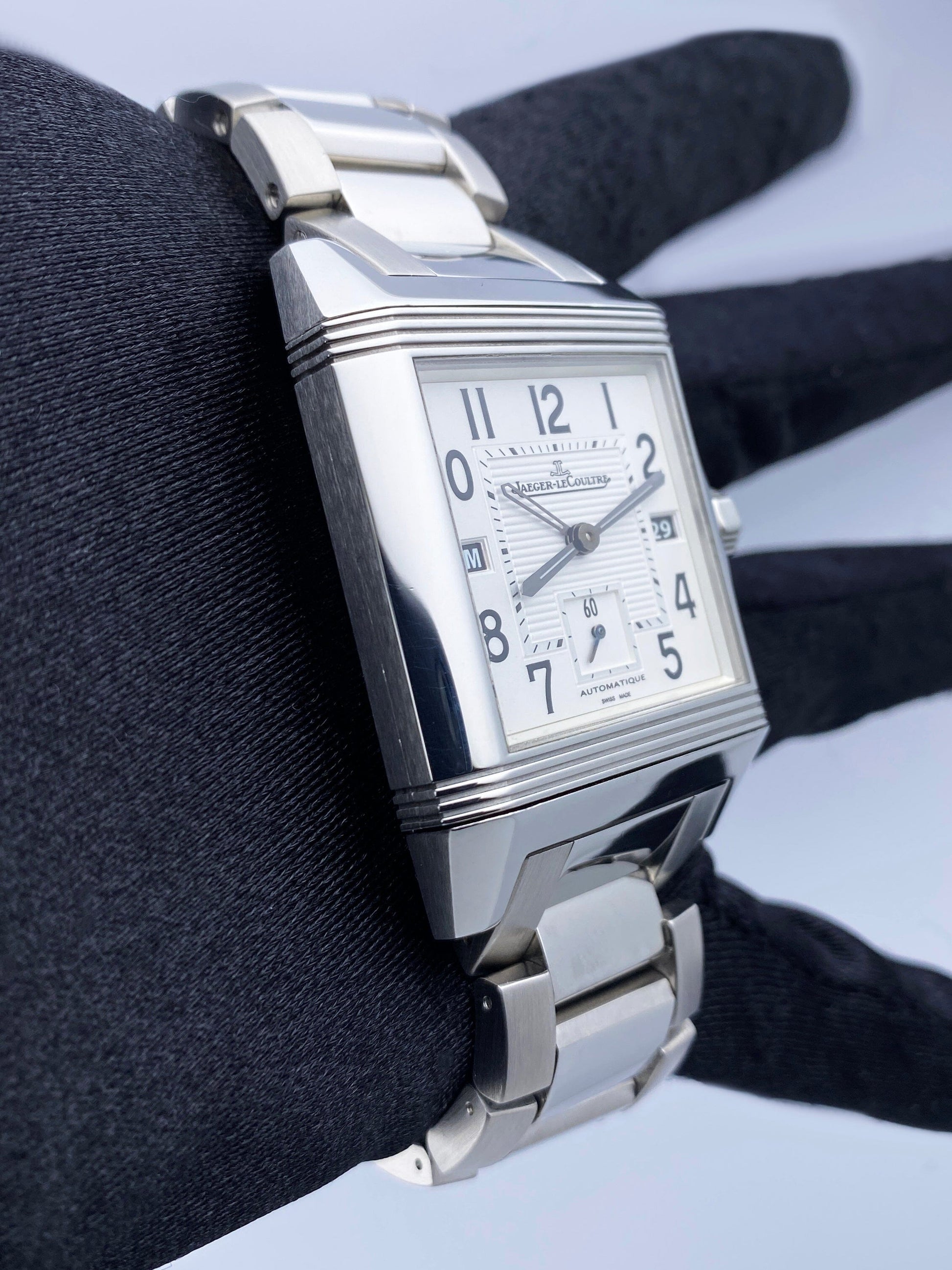 Jaeger-LeCoultre Reverso Squadra Hometime Q7008120 Steel Mens Watch