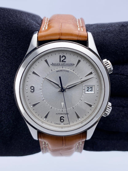 Jaeger Lecoutre Master Memovox Q1418430 Silver Dial Mens Watch Box Pappers - Wristwatch
