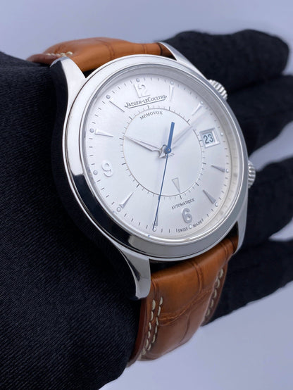 Jaeger Lecoutre Master Memovox Q1418430 Silver Dial Mens Watch Box Pappers - Wristwatch