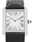 Ladies Cartier Tank Solo Stainless Steel 2716 - Wristwatch