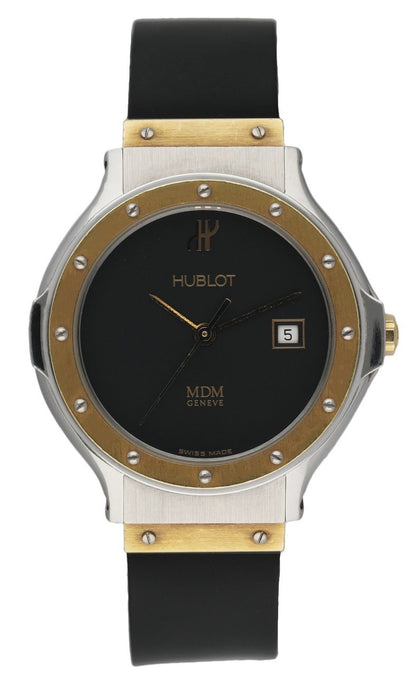 Ladies Hublot 1391.2 MDM 18K Yellow Gold & Stainless Steel Ladies Watch