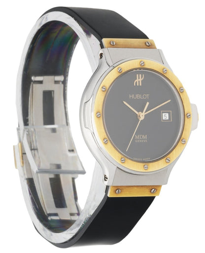 Ladies Hublot 1391.2 MDM 18K Yellow Gold & Stainless Steel Ladies Watch