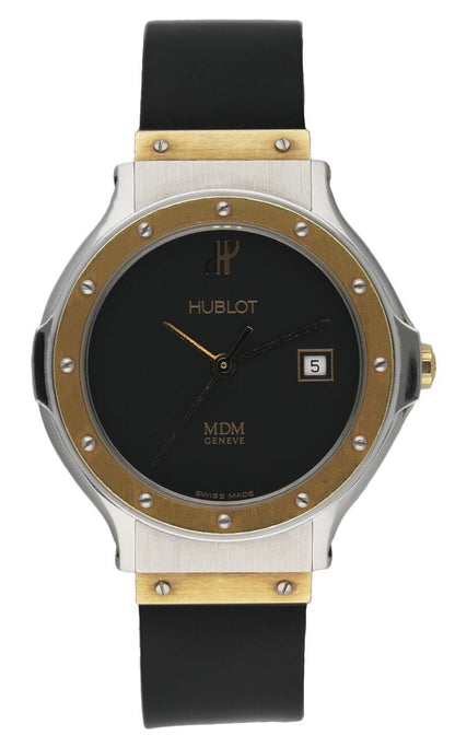 Ladies Hublot 1391.2 MDM 18K Yellow Gold & Stainless Steel Ladies Watch