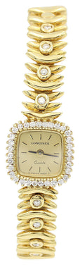 Ladies Vintage Longines 18k Yellow Gold and Diamonds - Virtual