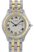 Large Cartier Panthere Cougar 118000R Two Tone - Wristwatch