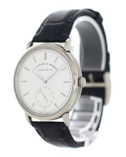 Men’s A. Lange & Sohne Glashutte I/SA Saxonia 18K White Gold Box and Papers - Wristwatch