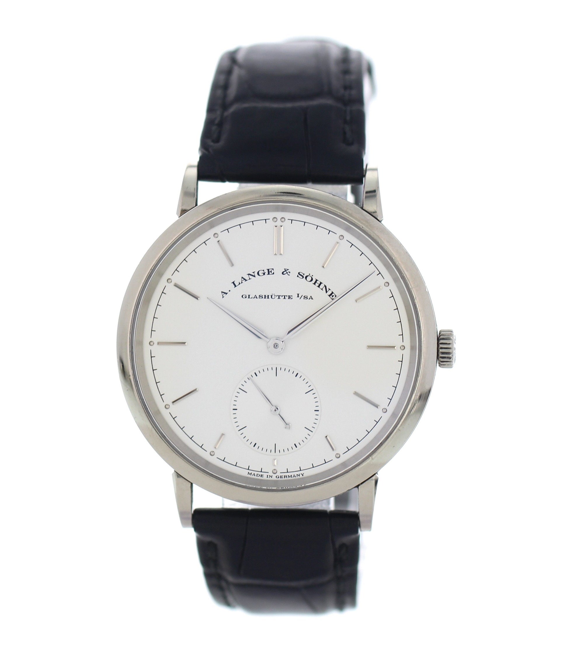 Men’s A. Lange & Sohne Glashutte I/SA Saxonia 18K White Gold Box and Papers - Wristwatch