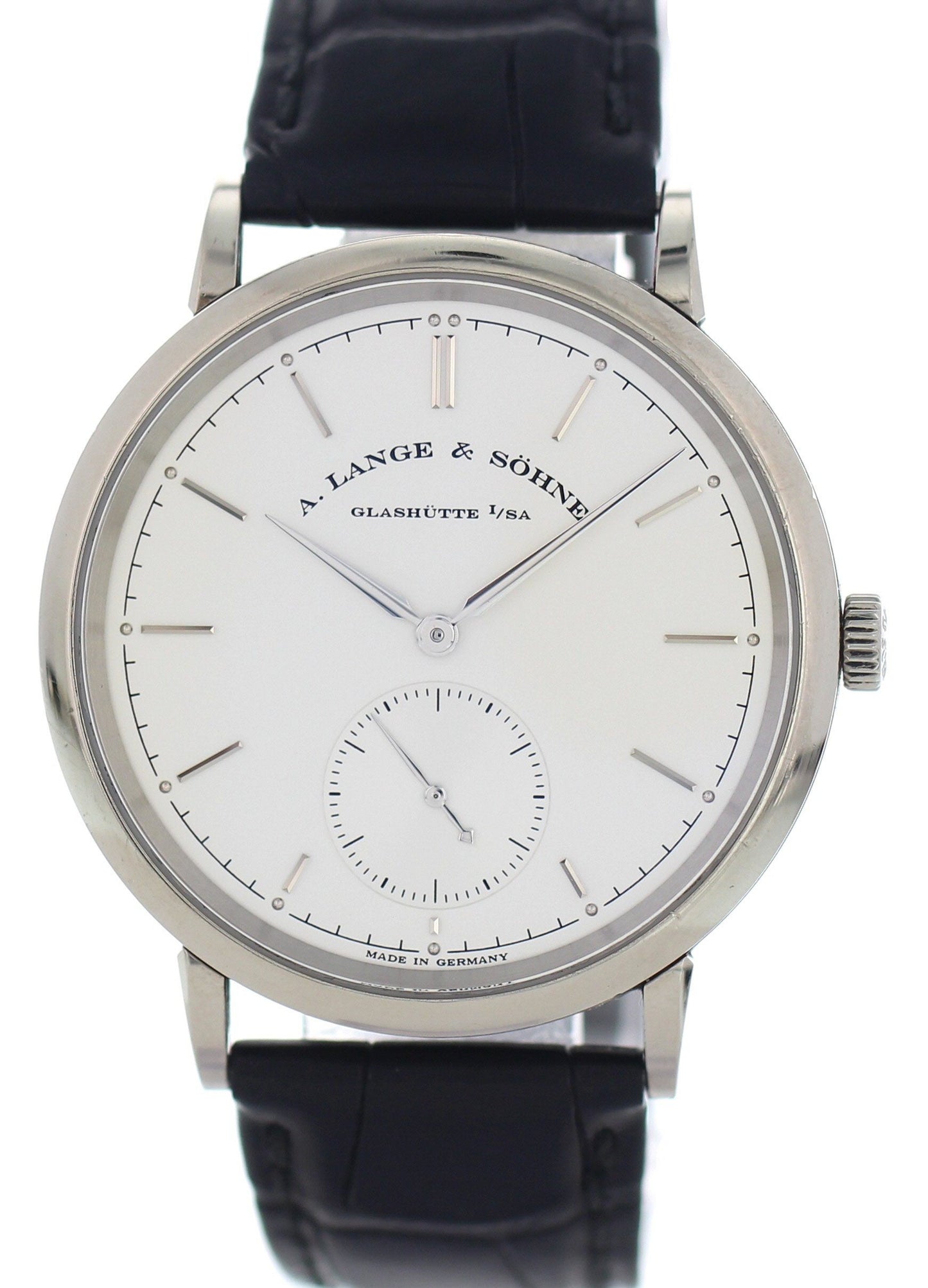 Men’s A. Lange & Sohne Glashutte I/SA Saxonia 18K White Gold Box and Papers - Wristwatch