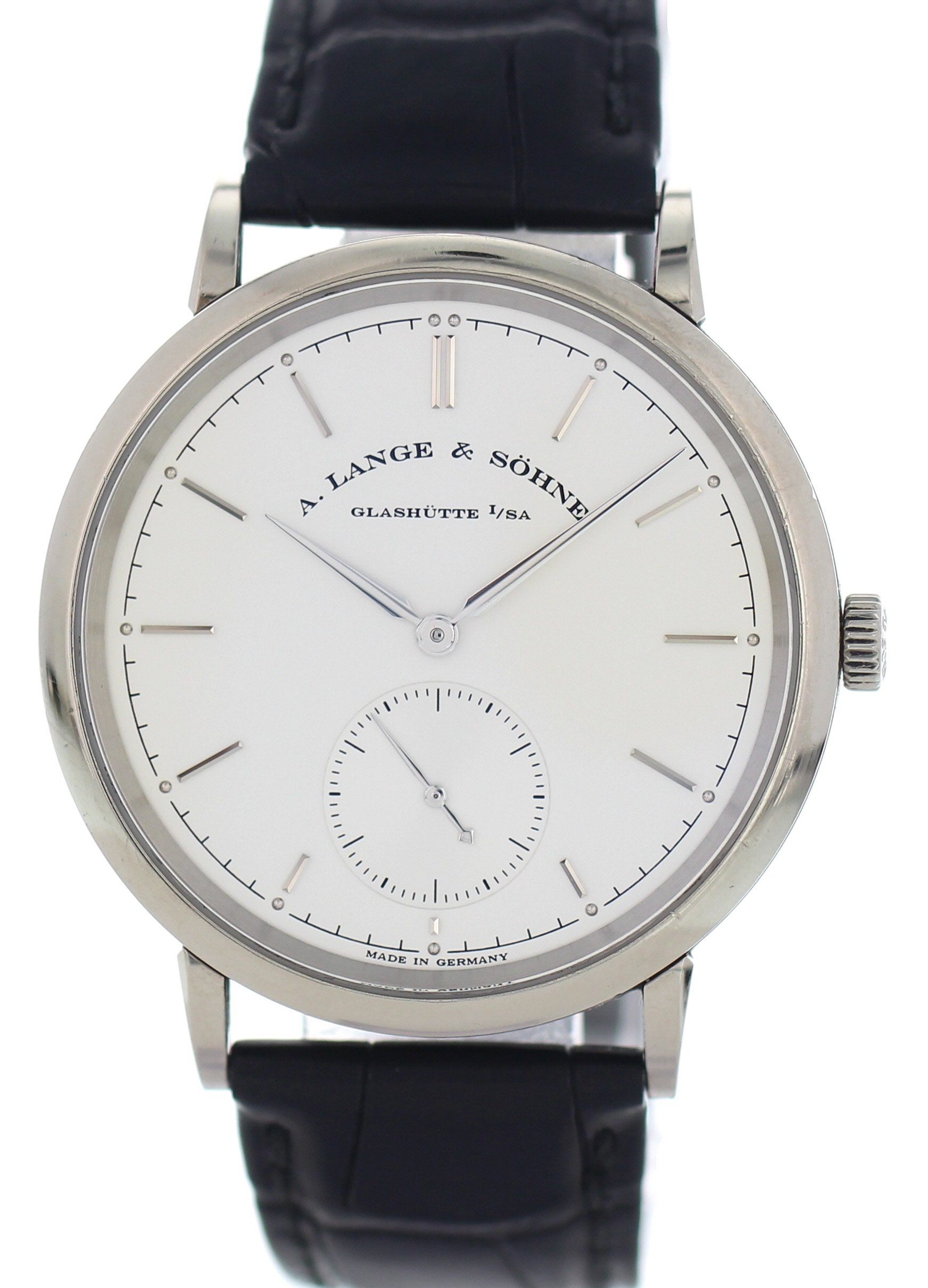 Men’s A. Lange & Sohne Glashutte I/SA Saxonia 18K White Gold Box and Papers - Wristwatch