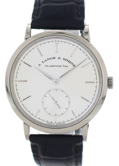 Men’s A. Lange & Sohne Glashutte I/SA Saxonia 18K White Gold Box and Papers - Wristwatch