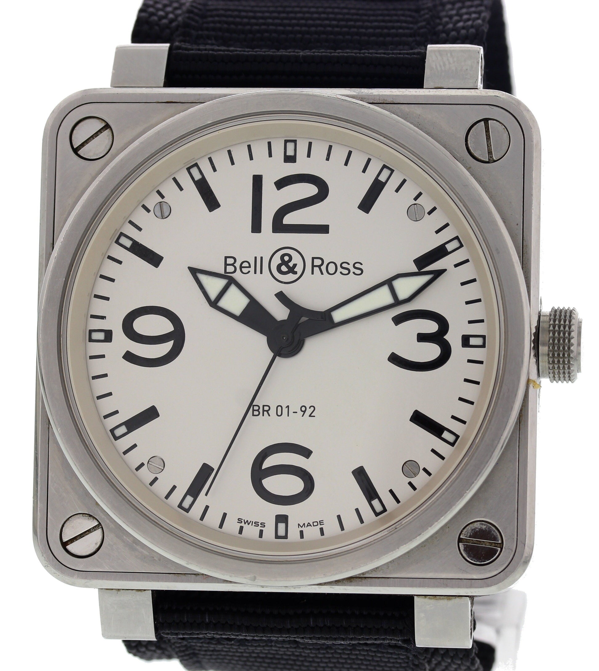 Men’s Bell & Ross Aviation Stainless Steel BR-01-92 - Wristwatch
